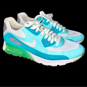 RARE Nike AirMax 90 Ultra Breathe Retro Lava Glow Size 9